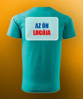 póló nyomtatás - hát közép